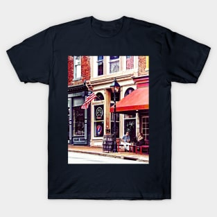 Fredericksburg VA - Outdoor Cafe T-Shirt